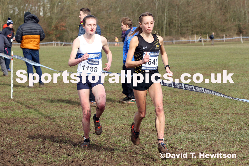 Senior women, 2020 British Athletics Inter Counties Cross Country Champs., Prestwold Hall, Loughborough. Photo: David T. Hewitson/Sports for All Pics
